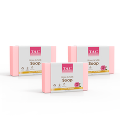 Rose & Milk Soap (Pack of 3)