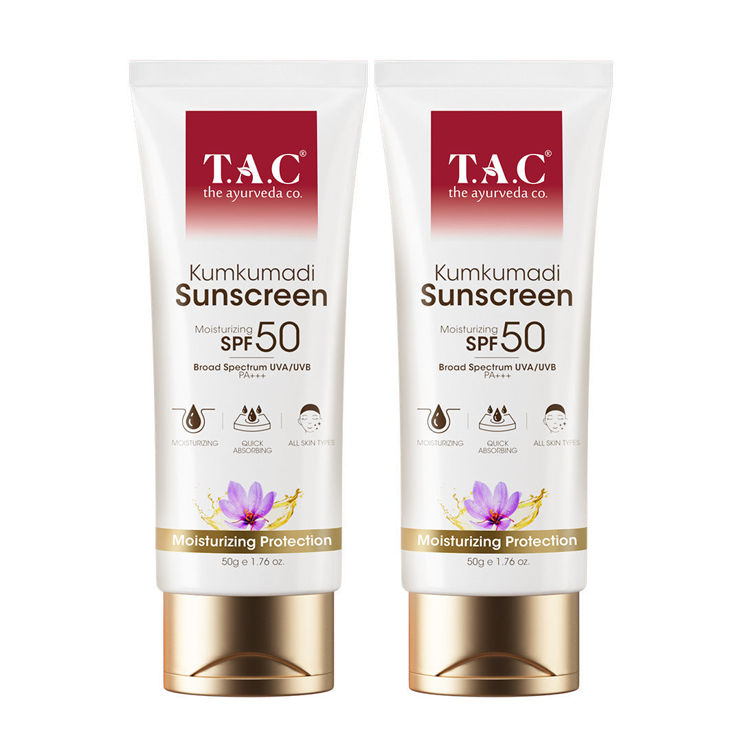 Kumkumadi Sunscreen With SPF 50 (Pack of 2)