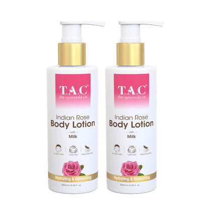 Indian Rose Body Lotion (Pack of 2)