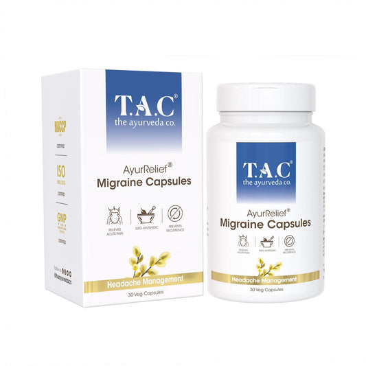 Ayurvedic AyurRelief Migraine Capsules