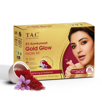 Kumkumadi Gold Glow Facial Kit (Set of 4)