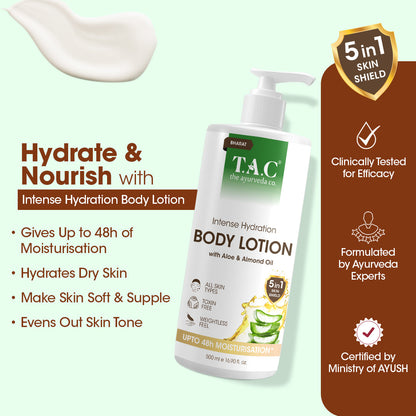 Intense Hydration Body Lotion with Aloe and Almond Oil