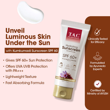 Kumkumadi Sunscreen SPF 60+